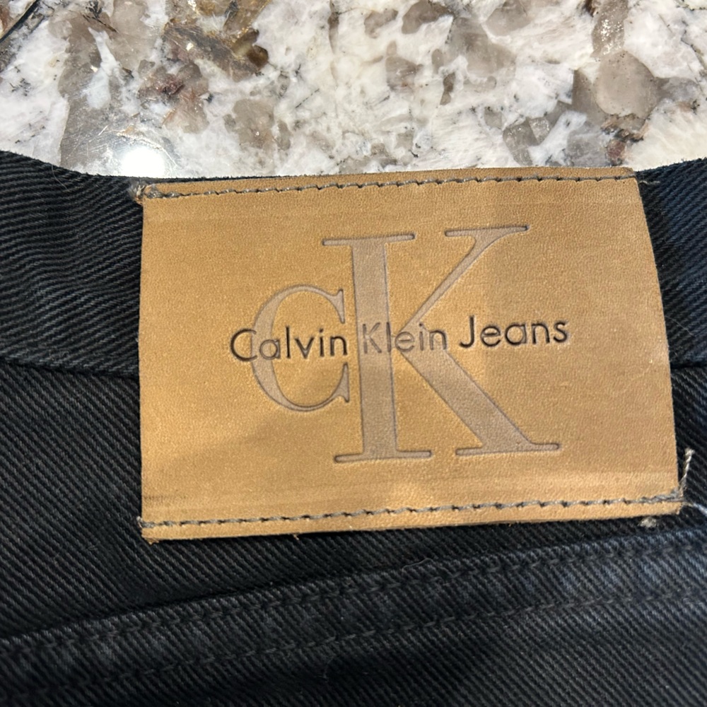 Calvin Klein Black Jean Shorts size 7